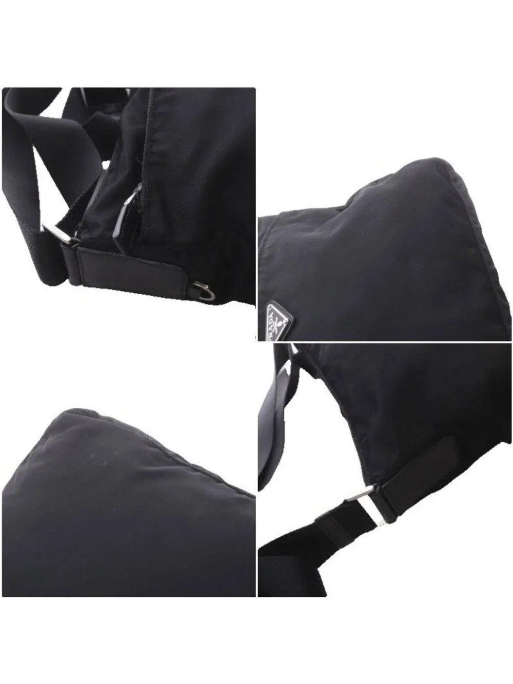 Prada Shoulder Bag Nylon Black